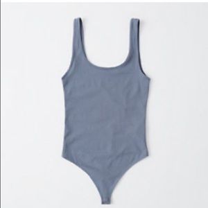 Abercrombie & Fitch - Blue Scoopneck Bodysuit